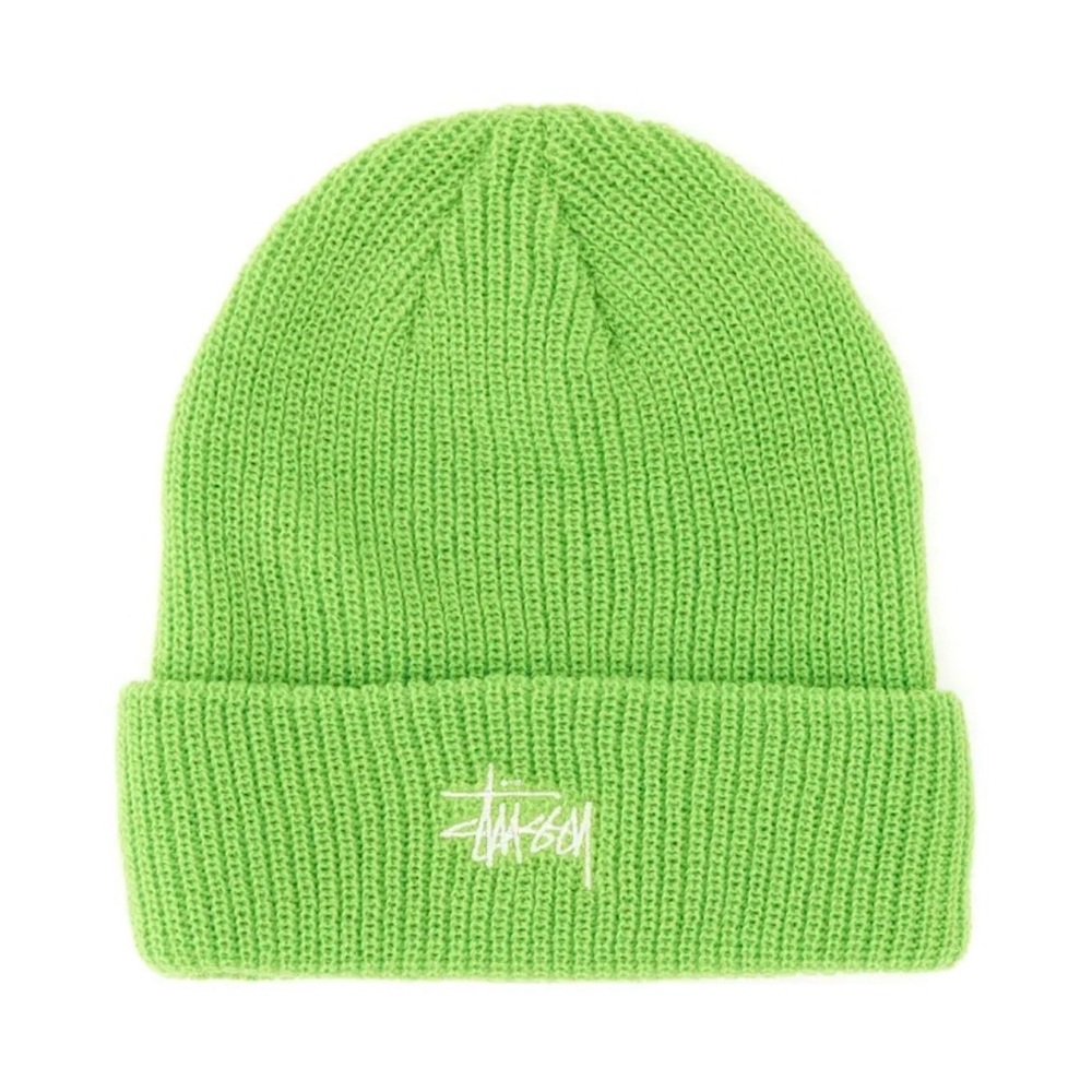 Stüssy Basic Cuff Beanie Green One‎ Size NWT